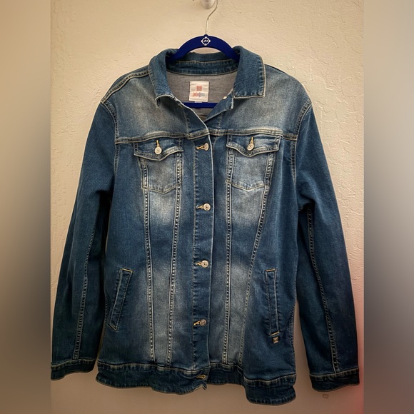 LuLaRoe Limited Edition Jaxon Denim Jacket EXCELLENT LIKE NEW CONDITION - Picture 4 of 7